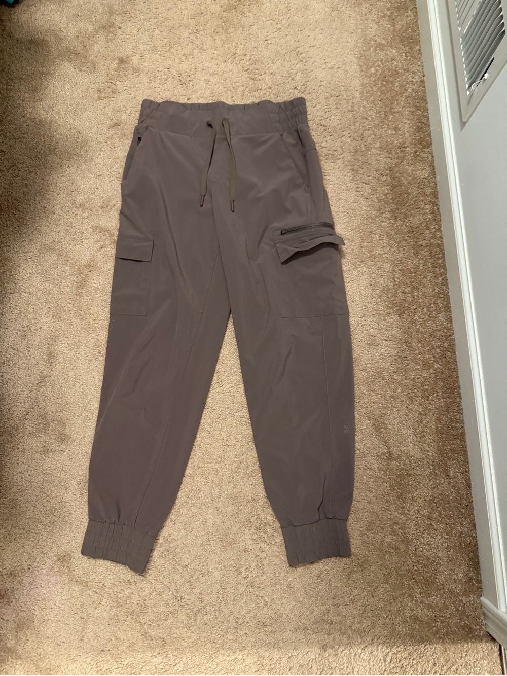 all in motion Men's Cargo Jogger Pants in Taupe